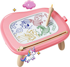 Magnetic Drawing Board, Toddler Girl Toys for 1-2 Year Old, Large Doodle Board P