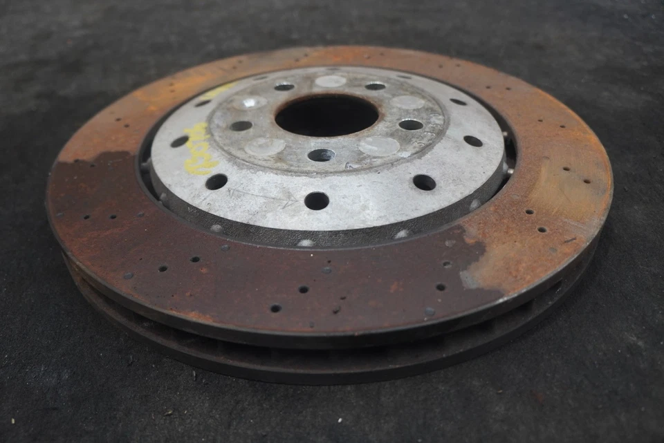 Rotor de freno de disco trasero izquierdo o derecho 420615601E OEM Audi R8 2008-13 Foto 2 de 4