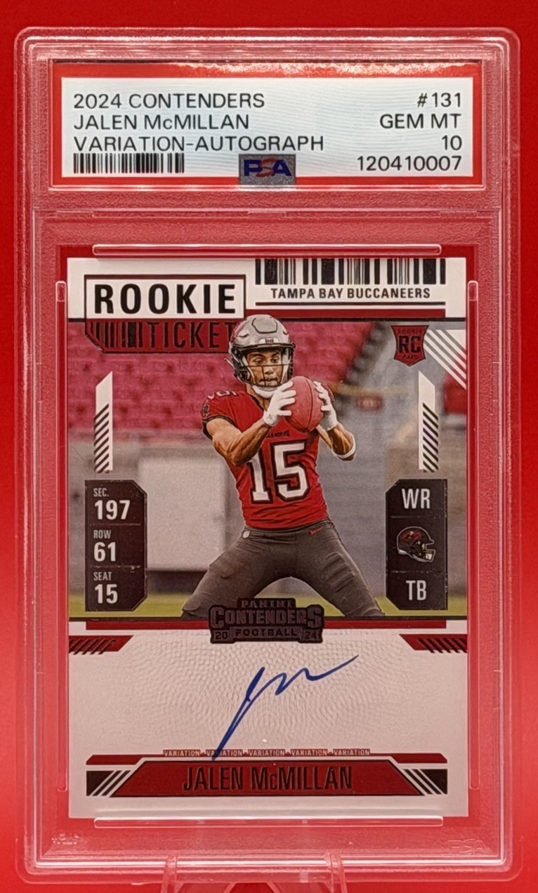 Jalen McMillan Panini Contenders #131 Autograph