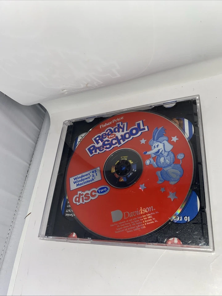 Lot of 3fisher price educational computer CD rom games vintage 90’s age 2-7 vtg - Image 4 of 4