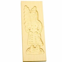 StäDter Spekulatius-Model Weihnachtsmann Holz-PräGeform Spekulatiusform 9 X 25Cm