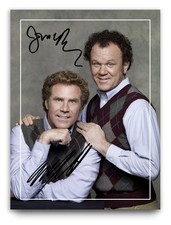 Ferrell & Riley Signed Step Brothers 8x6 Pre Printed Autograph Photo Memorabilia