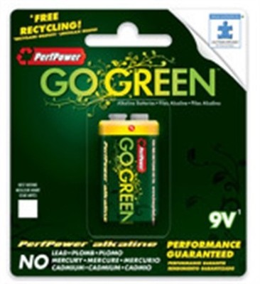 GOGREEN POWER INC 24005 9V Long Lasting Alkaline Power Battery