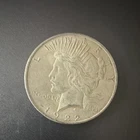 1922 Peace Dollar $1 Silver Coin Circulated Business Strike 0.9 Fineness