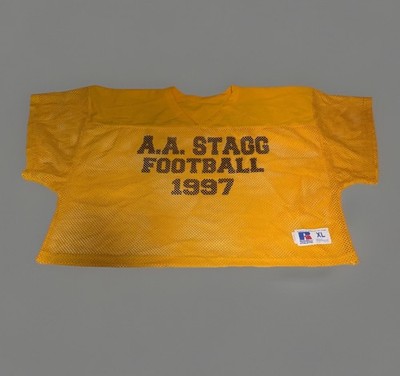 Vtg 90 s AA Stagg High School Football Jersey Russell Athletic XL Stockton CA
