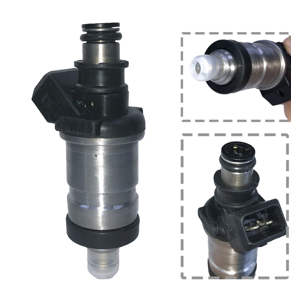 SET OF 4 FUEL INJECTORS FOR 1992-1995 HONDA CIVIC DEL SOL D16Z6 D15B 1.6L 1.5LL4 - Image 2 of 4