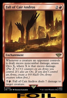 Fall of Cair Andros ** FOIL ** #124 - Lord of the Rings - NM MTG