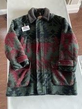Vintage 90  s Woolrich Aztec Men  s Wool Coat