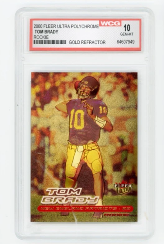 その他 TOM BRADY rc Tom Brady Football Pacific Rookie Sports Trading Cards