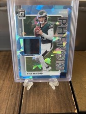2025 Panini Optic - Rookie Phenoms Kyle McCord #RPBH-KMD Blue Hyper Prizm MEM