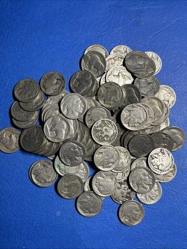 104 Partial & Full Date  Buffalo Nickels Teens & Twenties