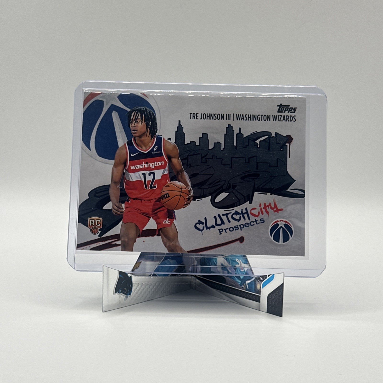 Tre Johnson III 2025/26 Topps Basketball Clutch City Prospects CC-6 (RC)