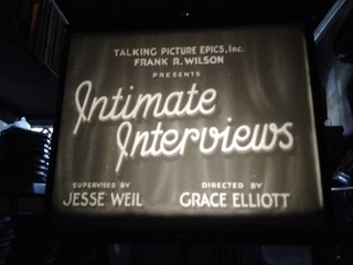 16mm Film – Intimate Interviews: James Cagney 1931