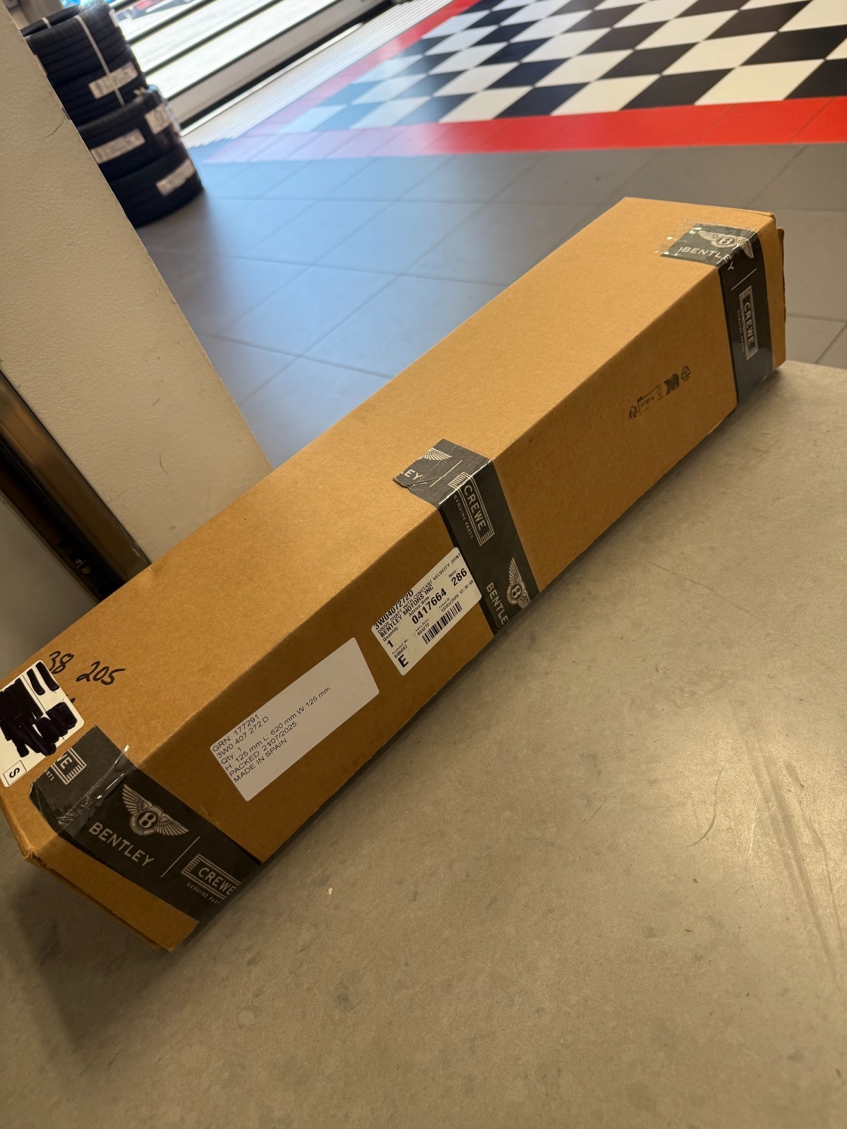 2016 Bentley Continental GT RH Axle