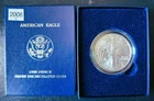 2008 AMERICAN SILVER EAGLE UNCIRCULATED DOLLAR US Mint Release, W/Box and COA.