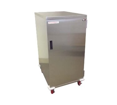 Carter-Hoffmann ESDST8 Stainless Steel 8 Tray Economy Patient Tray Cart w/ Si...