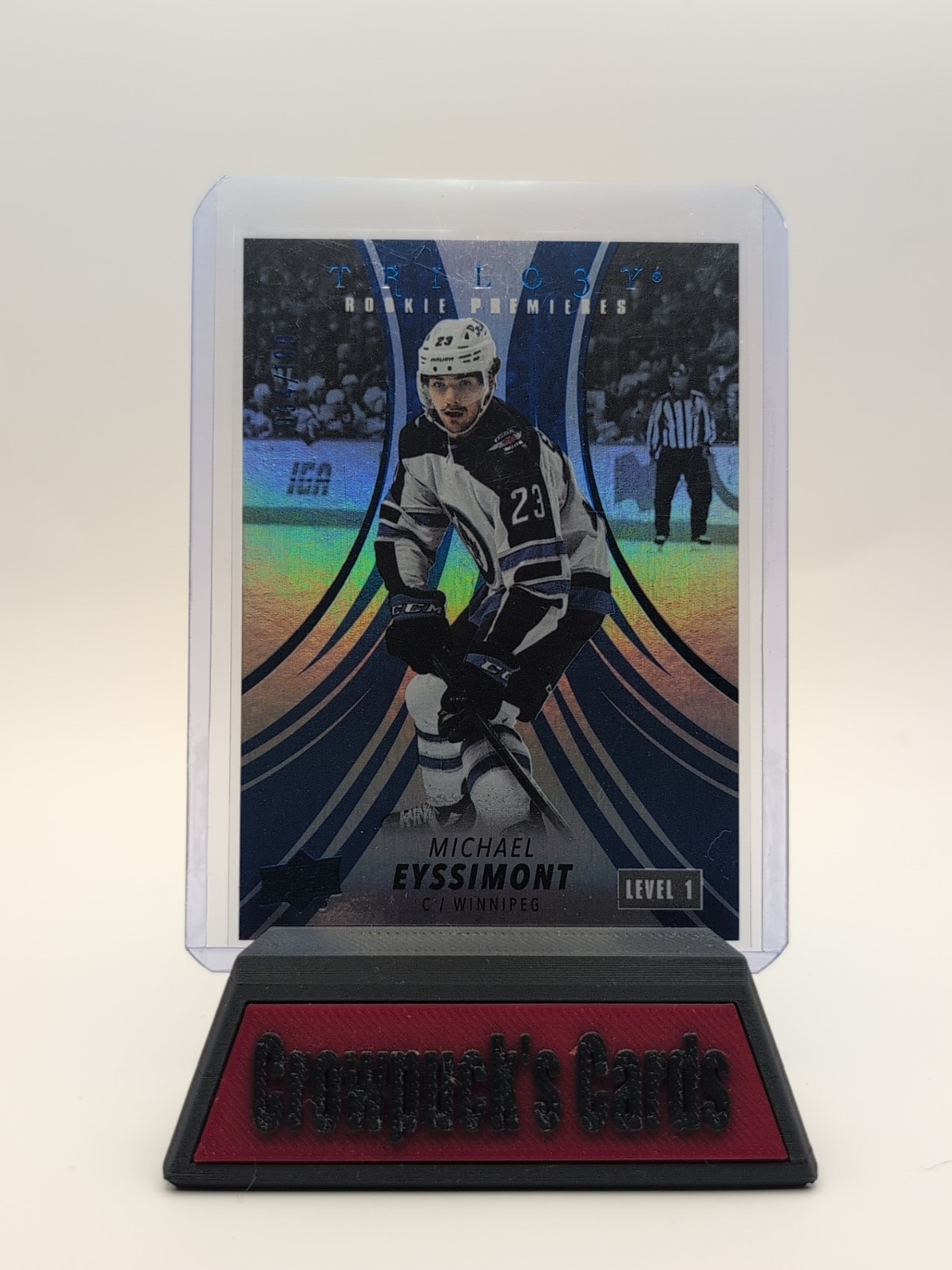 2022-23 Upper Deck Trilogy - Rookie Premieres Michael Eyssimont #106 Blue...