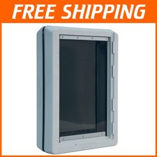 Extra Large Designer Ruff-Weather Pet Door with Insulated Double Flaps