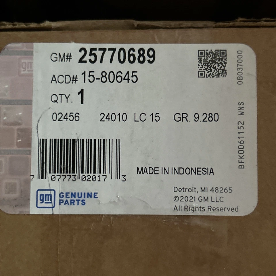 Actuador de temperatura genuino GM 2006-11 Buick Lucerne Cadillac DTS RH con brazo 25770689 Foto 3 de 3