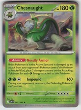 Chesnaught - ME04: Chaos Rising (CRI) - 7/86 - Holo Near Mint