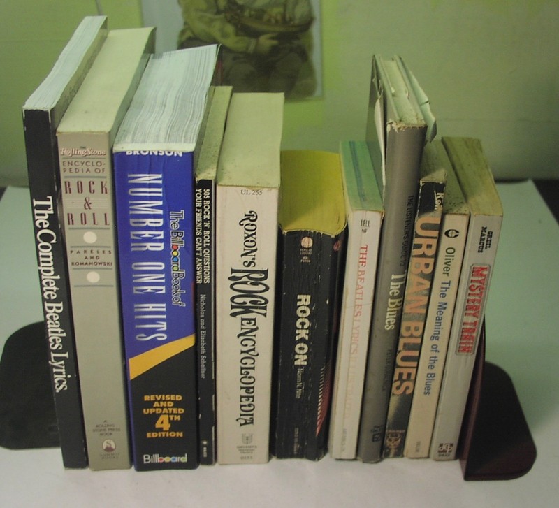 ROCK n ROLL, & BLUES - collection, 11 books, 1969-1997; Rolling Stone, Billboard