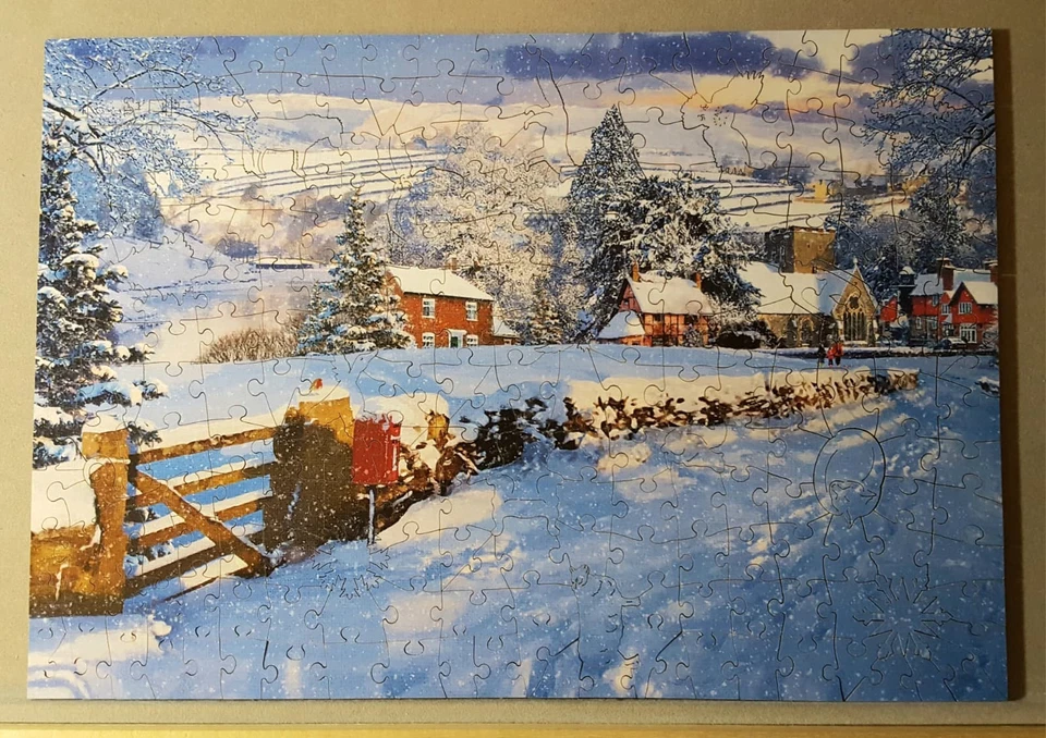 Wentworth wooden jigsaw puzzle 250 pieces - "Snow Covered Morning" - Image 3 of 3
