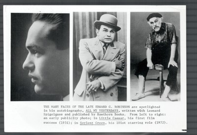 Edward G. Robinson (1893-1973) 5x7 Still Actor Writer