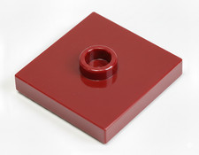 Lego 10 Piece Tile 2x2 with a Stud Dark Red Dark Red Cam 87580 New