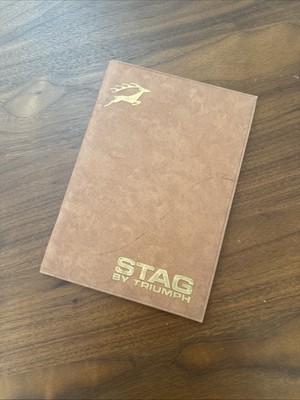Triumph Stag Drivers Handbook - 1973