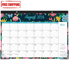 2026-2027 Desk Calendar 17x12 Large Monthly Planner Jul 2026-Dec 2027