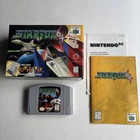 Star Fox 64 (Nintendo 64 N64) Authentic Box Cartridge Manuals Tested (NO TRAY)