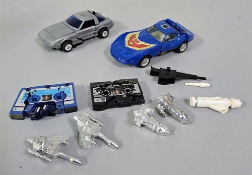 X-93 VINTAGE 1980'S HASBRO TRANSFORMERS G1 CAMSHAFT TRACKS & MINI CASSETTES