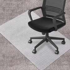 Office Chair Mat for Carpet, 48"X30" Desk Mat for Low Pile Carpets, Easy Glide
