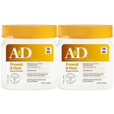 Original Diaper Rash Ointment, 1 Pound Jar Pack of 2