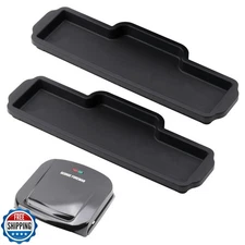 2 Pack Drip Tray Compatible with George Foreman Electric Grill (GRP1060B, GR1