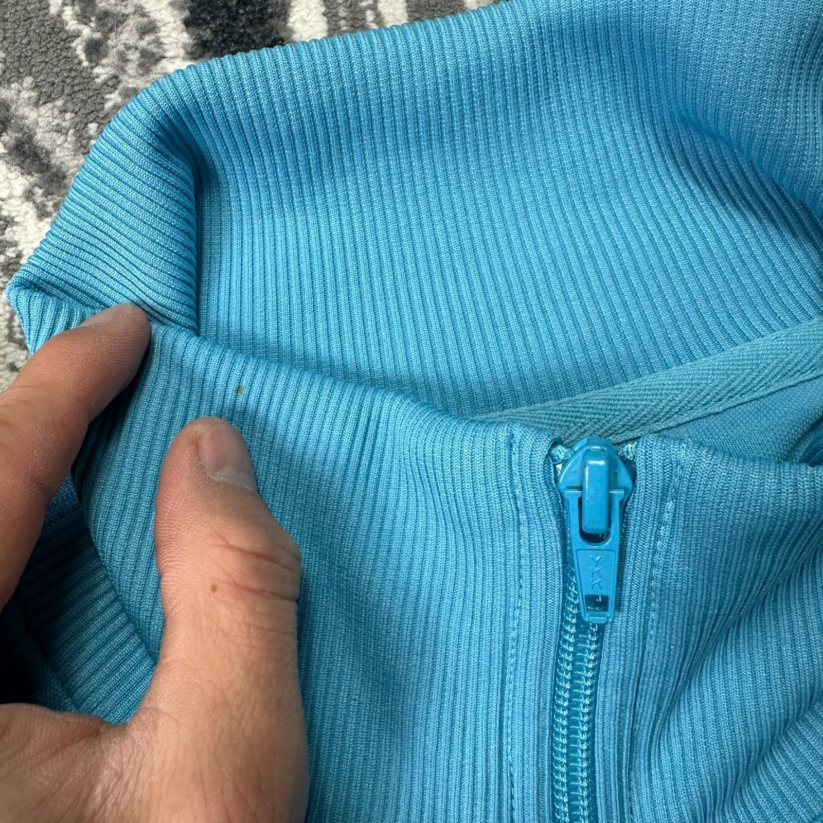 Vintage Fred Perry Panel Full Zip Sz XL Blue Funnel Neck Tracksuit Track Jacket image 5
