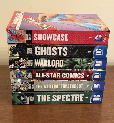 Showcase Books Collection Lot Of 6 Volume 1 Ghosts Warlord The Spectre Showcase