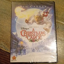 Jim Carrey Disney A Christmas Carol Robert Zemeckis Sealed [DVD, NEW]
