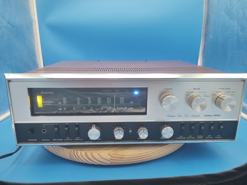Sansui 3000 Vintage Stereo Receiver 45wpc Serviced Partial Recap