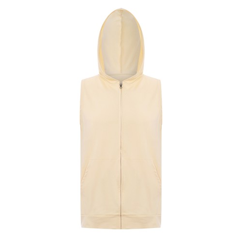 Men Zipper Hooded Tank Top Sleeveless Athletic Gym with Pockets Fitness Workout - Picture 32 of 44
