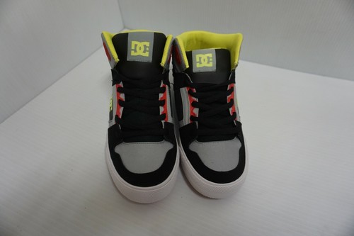 Scarpe da skate DC ragazzo spartano alte grigio rosso taglia 6 Youth us - Foto 2 di 6