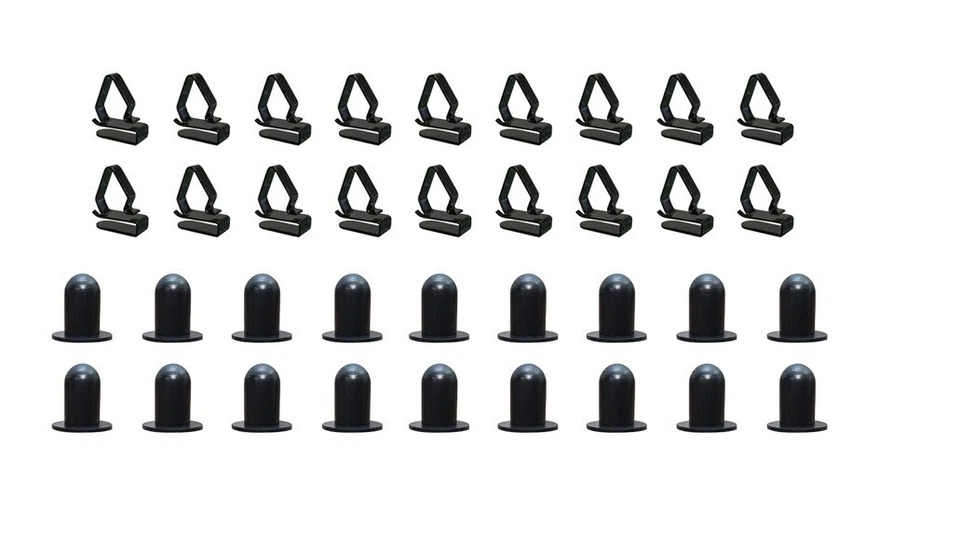 Se adapta a 1970 1971 1972 1973 Datsun Nissan 240Z panel puerta 36 piezas kit clip Foto 3 de 3