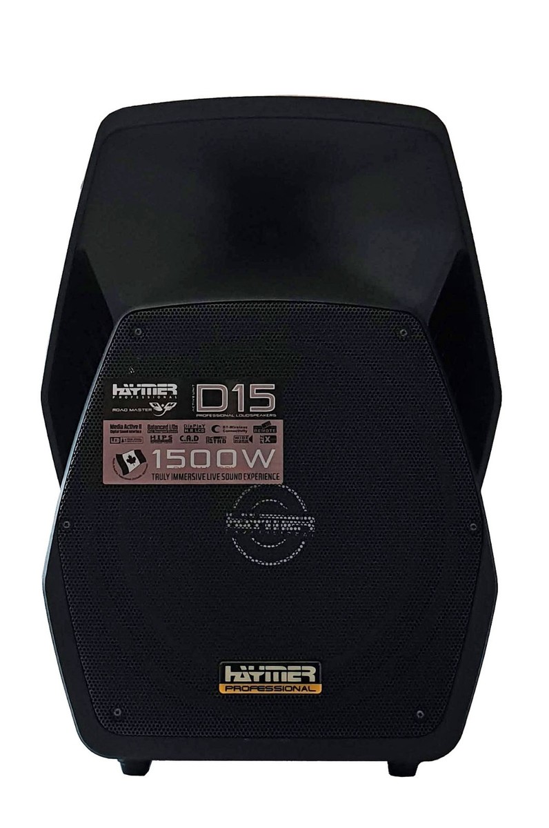 4 X 1500 Watt Aktiv Lautsprecherbox 38cm SONDERAKTION B-WARE + RM-1422FX USB