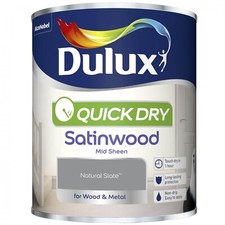 Dulux - Quick Drying Satinwood Paint For Wood & Metal - Various Colours - 750ml