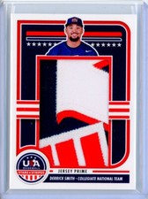 2025 Panini USA Stars & Stripes DERRICK SMITH Prime Jumbo Jersey Patch RC 68/72