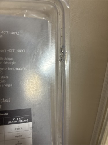 EasyHeat AHB130 30' Heating Cable Emerson. 110volts Pipe Freeze Water Pipe Heat - Picture 5 of 5