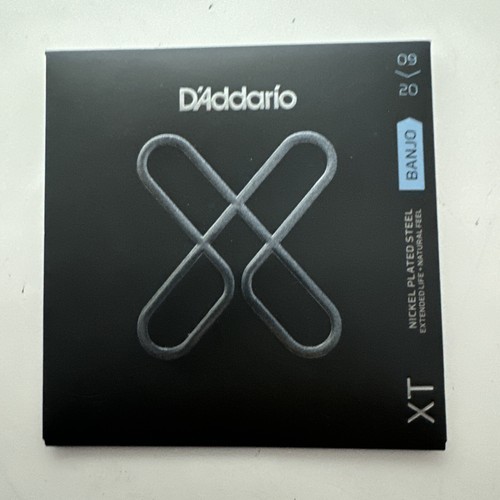 D'Addario XTJ0920 XT Nickel Plated Steel Banjo Strings, Light, 09-20 3 Sets - Picture 2 of 6