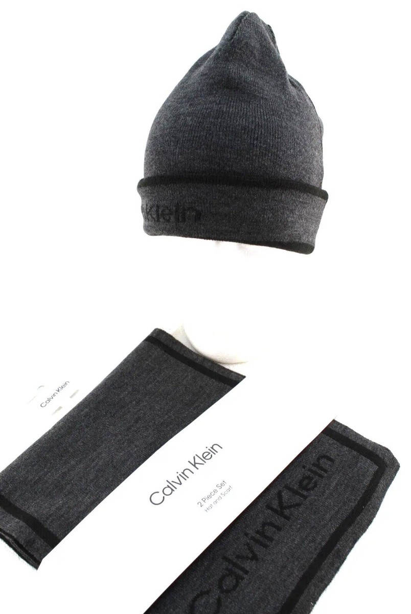 Calvin Klein unisex 2 piece hat and scarf set Calvin Klein Women main image 4