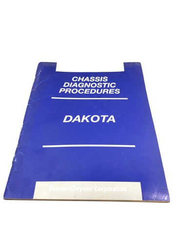 2002 Dodge Dakota Truck Factory Chassis Diagnostic Service Manual ASE
