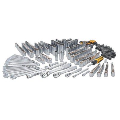 DEWALT Mechanics Tool Set SAE/Metric 72-tooth Ratchet Multi-tool 341-Piece